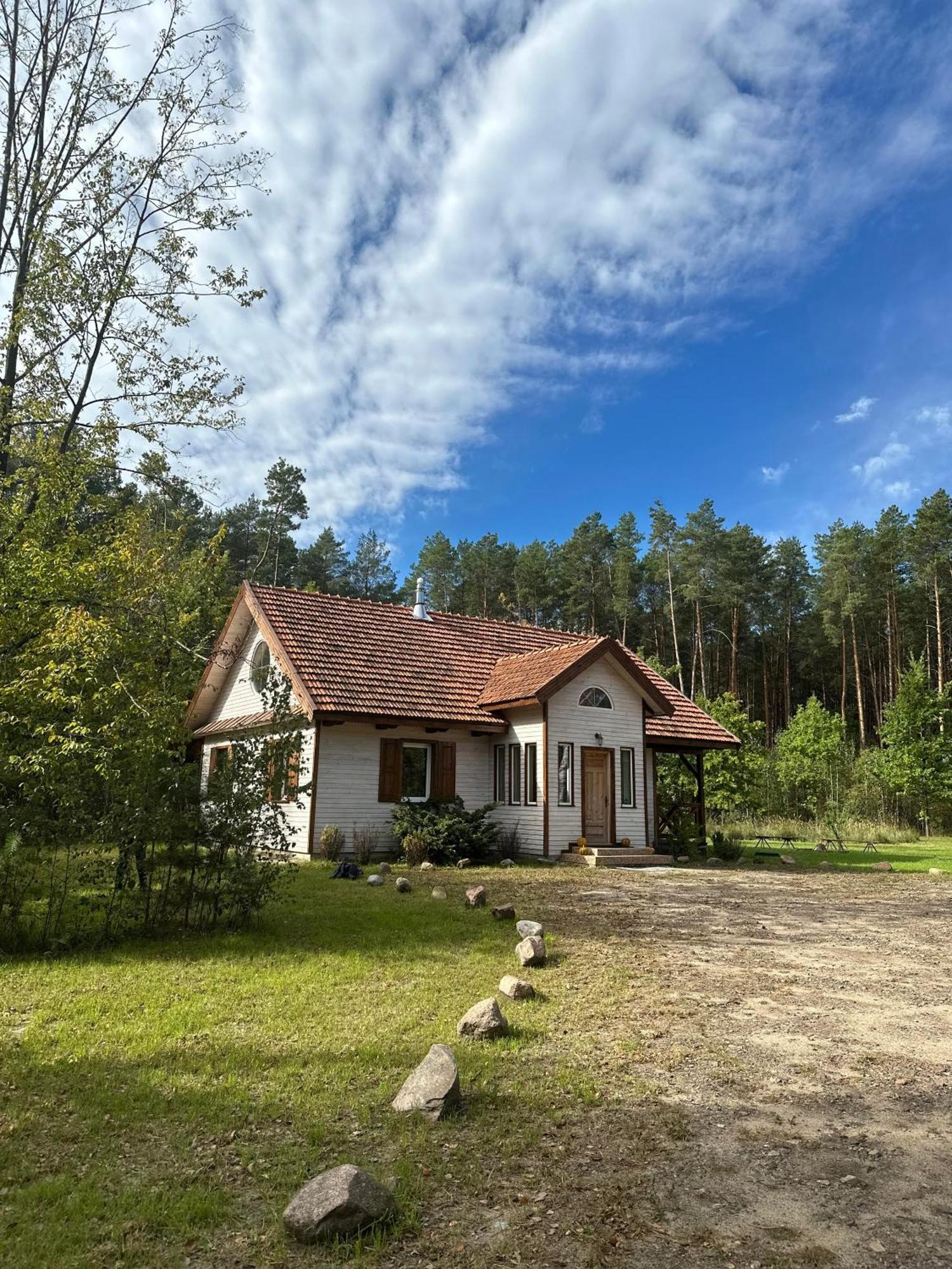 Jagodowy Zakatek, Caloroczny Dom Na Wylacznosc W Lesie, Balia, Cisza, Kominek, Weranda, Stawy Tuczna Екстер'єр фото